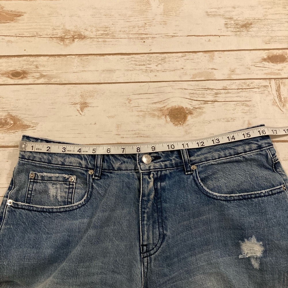 Retrofête Low Rise Chris Jean Distressed In Sea Size 28 - Picture 5 of 14